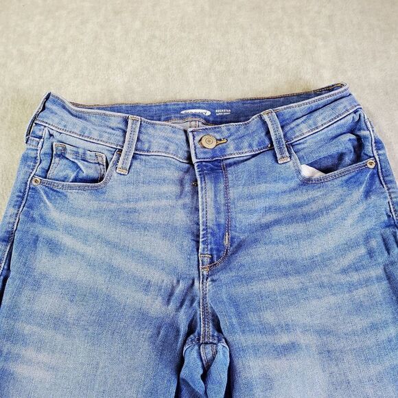 Old Navy Jeans Womens 6 Blue Rockstar Super Skinny Denim - Picture 3 of 8